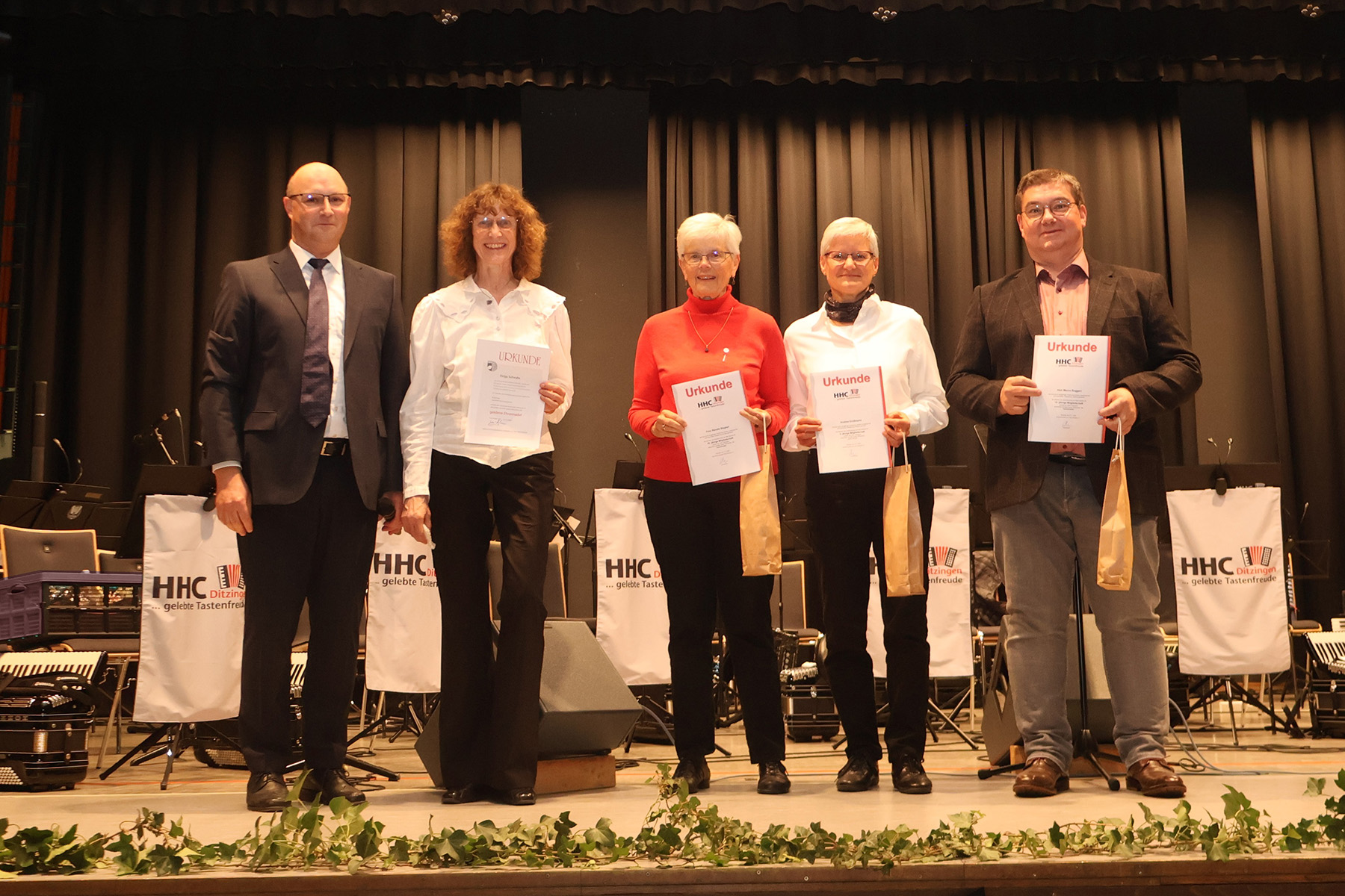 Ehrung der Vereinsmitglieder